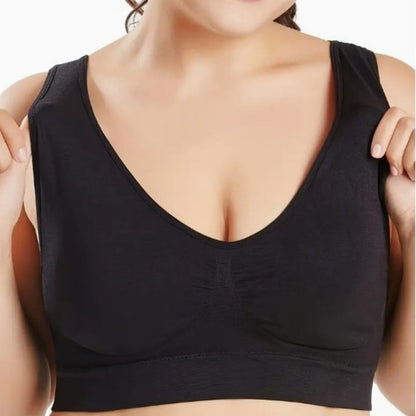 3-Pack Sports Bras | Padded Strappy Racerback Sports Yoga