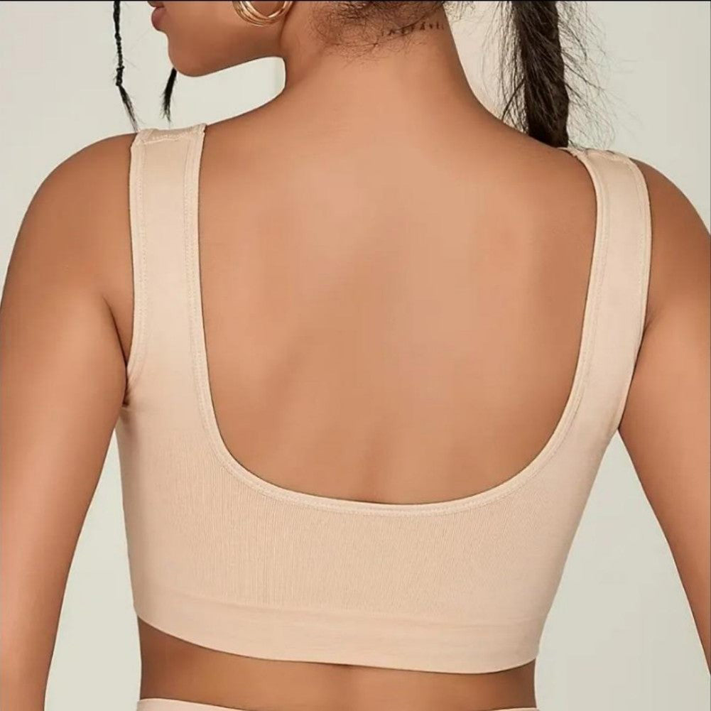 3-Pack Sports Bras | Padded Strappy Racerback Sports Yoga