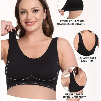 3-Pack Sports Bras | Padded Strappy Racerback Sports Yoga