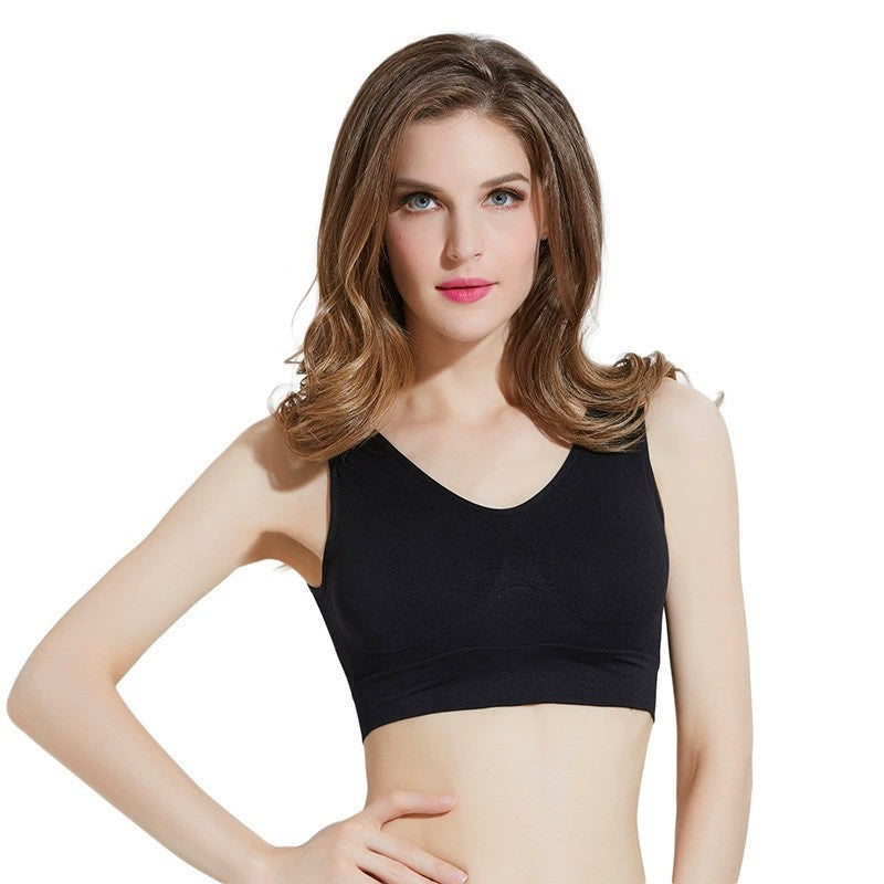 3-Pack Sports Bras | Padded Strappy Racerback Sports Yoga
