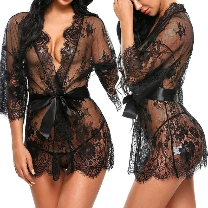 Nightwear Lace Bodysuit - Exotic Nightgowns For Women
